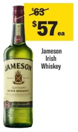 Liquorland Jameson irish whiskey offer