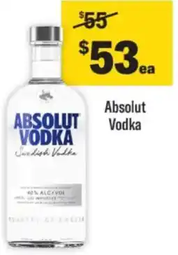 Liquorland Absolut vodka offer