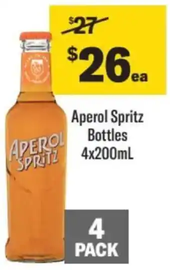 Liquorland Aperol spritz bottles offer