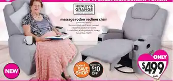 Massage Rocker Recliner Chair