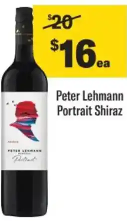 Liquorland Peter lehmann portrait shiraz offer