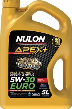 SuperCheap Auto Nulon Apex+ Euro Petrol & Diesel Engine Oil offer