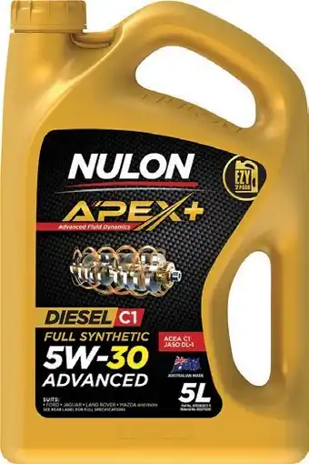 SuperCheap Auto Nulon Apex+ Advanced C1 Engine Oil^ offer