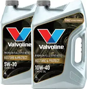 SuperCheap Auto Valvoline Premium Full Synthetic 6L Restore & Protect Engine Oils^ offer