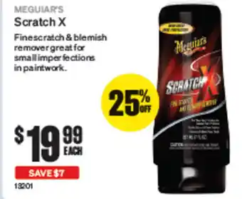 SuperCheap Auto Meguiar’s Scratch X offer