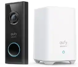 SuperCheap Auto Eufy Security Video Doorbell (Battery Powered) with HomeBase 2^ offer