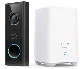 SuperCheap Auto Eufy Security Video Doorbell (Battery Powered) with HomeBase 2^ offer