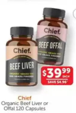 WHOLELIFE catalogue Chief Organic Beef Liver or Offal offer