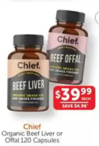 WHOLELIFE catalogue Chief Organic Beef Liver or Offal offer