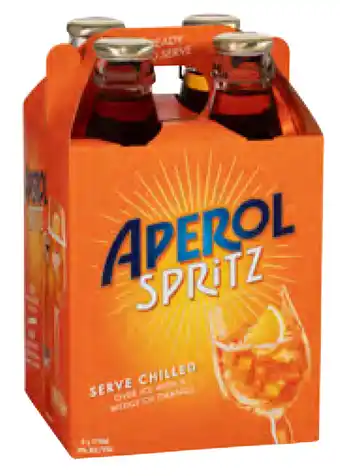 Aperol spritz bottles 175ml