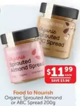 WHOLELIFE catalogue Sprouted Almond Spread offer