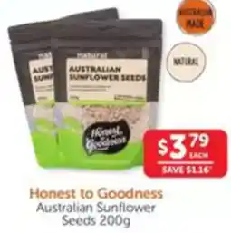 WHOLELIFE catalogue Australian Sunflower Seeds offer