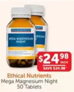 WHOLELIFE catalogue Mega Magnesium Night offer