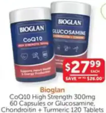 WHOLELIFE catalogue Bioglan glucosamine, bioglan coq10 offer