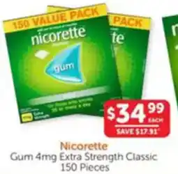 WHOLELIFE catalogue nicorette Gum Extra Strength Classic offer