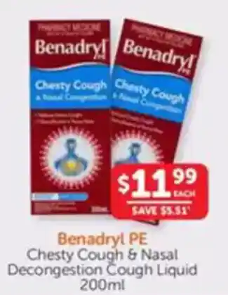 WHOLELIFE catalogue Chesty Cough & Nasal Decongestion Cough Liquid offer