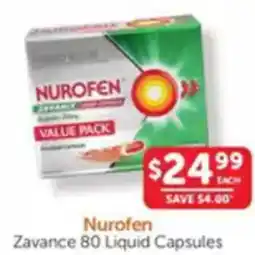 WHOLELIFE catalogue Nurofen Zavance offer