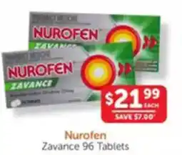 WHOLELIFE catalogue Nurofen Zavance offer