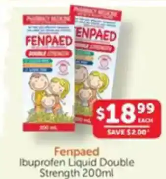 WHOLELIFE catalogue Ibuprofen Liquid Double Strength offer