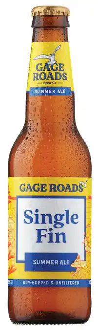 Vintage Cellars Gage roads single fin summer ale bottles 330ml offer