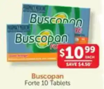 WHOLELIFE catalogue Buscopan Forte offer