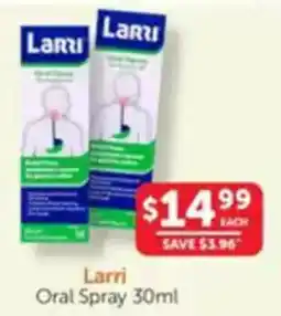 WHOLELIFE catalogue Larri Oral Spray offer