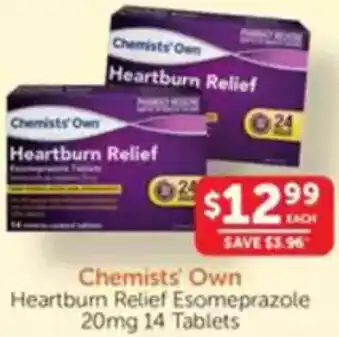 WHOLELIFE catalogue Heartburn Relief Esomeprazole offer