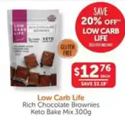 WHOLELIFE catalogue Rich Chocolate Brownies Keto Bake Mix offer