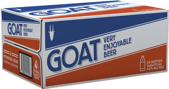 Goat lager bottles 375ml