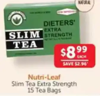 WHOLELIFE catalogue Slim Tea Extra Strength offer