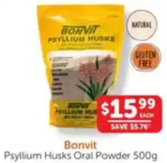 WHOLELIFE catalogue Bonvit Psyllium Husks Oral Powder offer