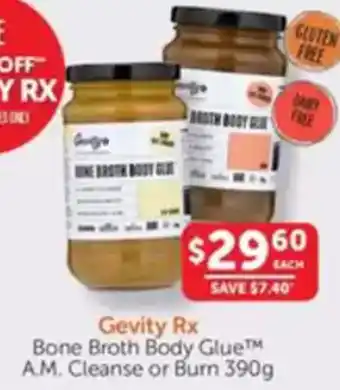 WHOLELIFE catalogue Bone Broth Body Glue A.M. Cleanse or Burn offer