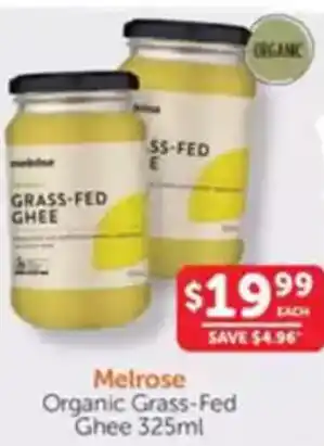 WHOLELIFE catalogue Melrose Organic Grass-Fed Ghee offer