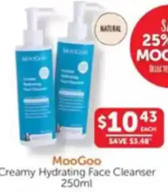 WHOLELIFE catalogue Creamy Hydrating Face Cleanser offer