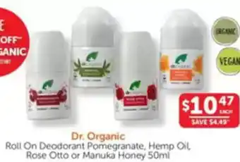 WHOLELIFE catalogue Roll On Deodorant Pomegranate, Hemp Oil Rose Otto or Manuka Honey offer