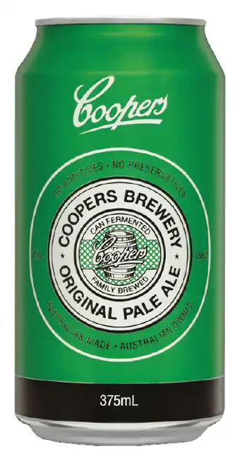 Vintage Cellars Coopers pale ale cans 375ml offer