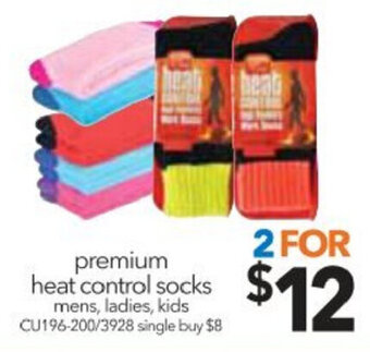 Cheap as Chips Premium Heat Control Socks offer