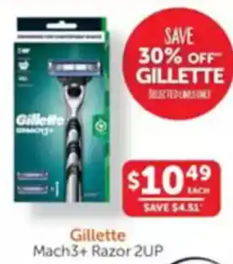 WHOLELIFE catalogue Mach3+ Razor 2UP offer