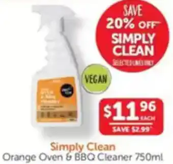 WHOLELIFE catalogue Orange Oven & BBQ Cleaner offer