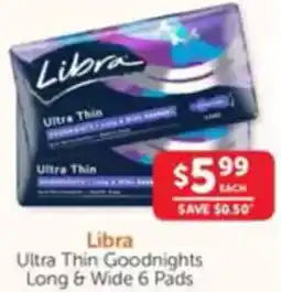 WHOLELIFE catalogue Libra Ultra Thin Goodnights offer