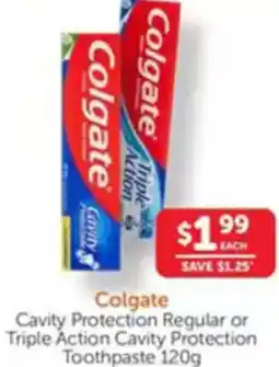 WHOLELIFE catalogue Cavity Protection Regular or Triple Action Cavity Protection Toothpaste offer