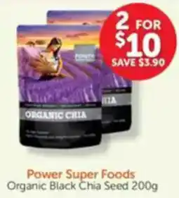 WHOLELIFE catalogue Organic Black Chia Seed offer