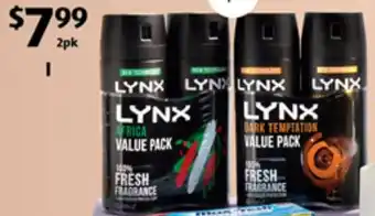 ALDI Lynx Body Spray offer