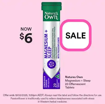 Priceline Magnesium + Sleep 20 Effervescent Tablets offer