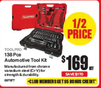 SuperCheap Auto 138 Pce Automotive Tool Kit offer