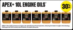 SuperCheap Auto Apex+ 10l engine oils offer