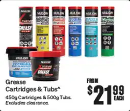 SuperCheap Auto Grease Cartridges & Tubs offer