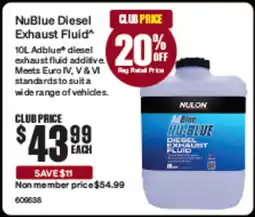 SuperCheap Auto NuBlue Diesel Exhaust Fluid offer