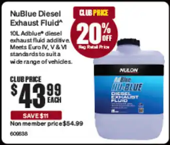 SuperCheap Auto NuBlue Diesel Exhaust Fluid offer