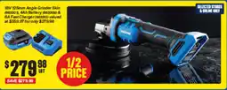 SuperCheap Auto 18V 125mm Angle Grinder Skin (663301, 4Ah Battery (663309) & 6A Fast Charger (663812) offer